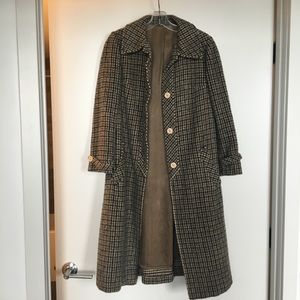Vintage Wool Winter Coat Size 2 Petite